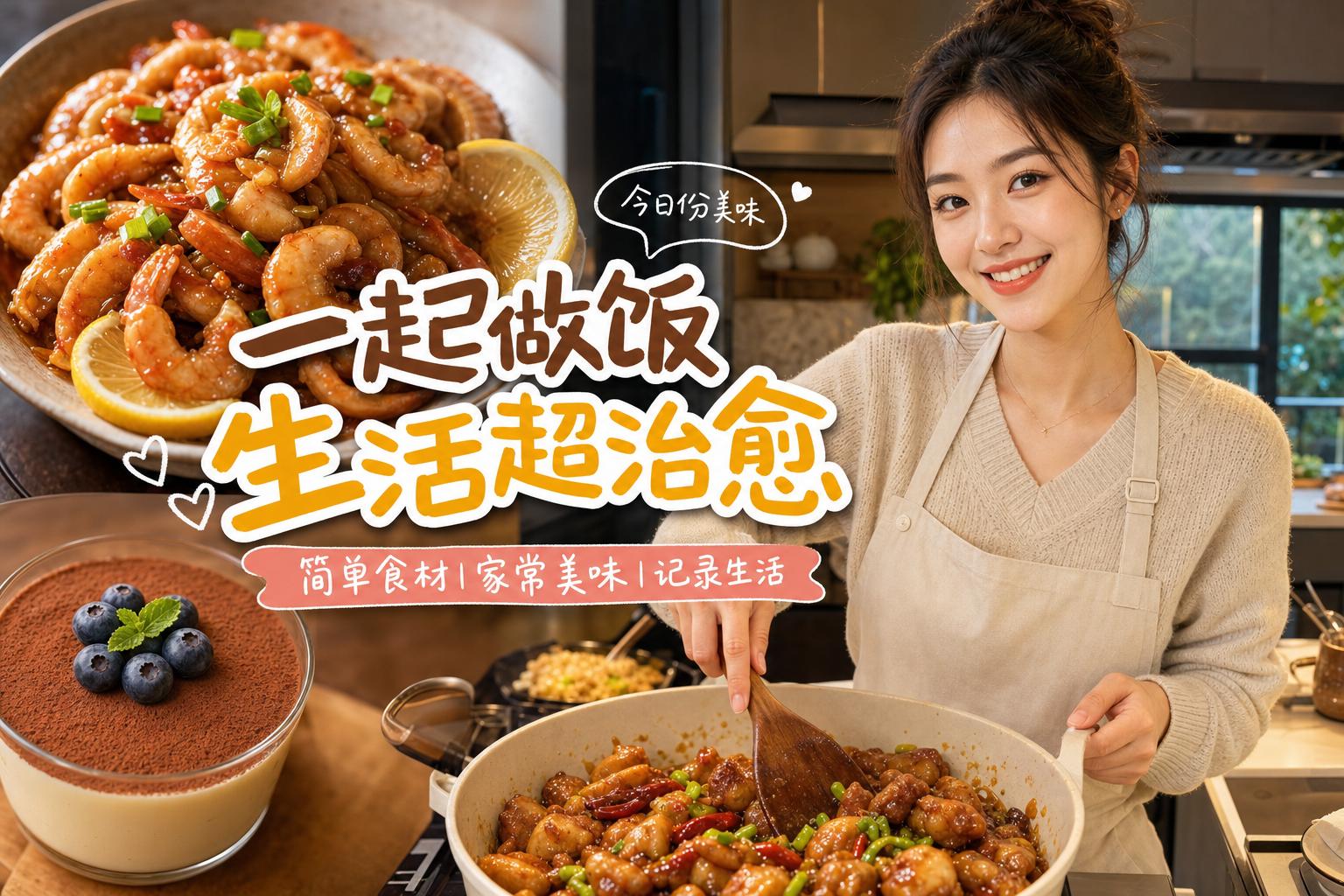 每日大赛-生活技巧教程一起做饭治愈生活传媒
